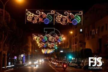Telde se pone en modo navideño con el encendido de sus luces/Francisco Javier Santana.